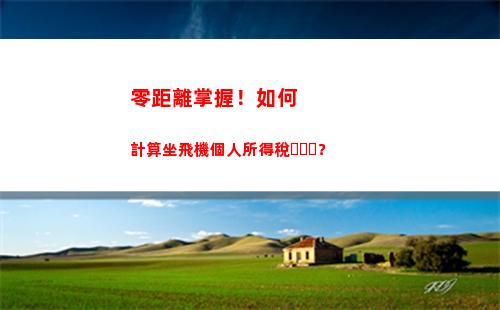 了解未來！使用個人所得稅計算器2050，輕松計算您的稅款
